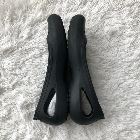 CROCS • Womens Comfort Shoe Kadee Slip On Ballet Flat in Black/ Size 10 - Picture 7 of 14